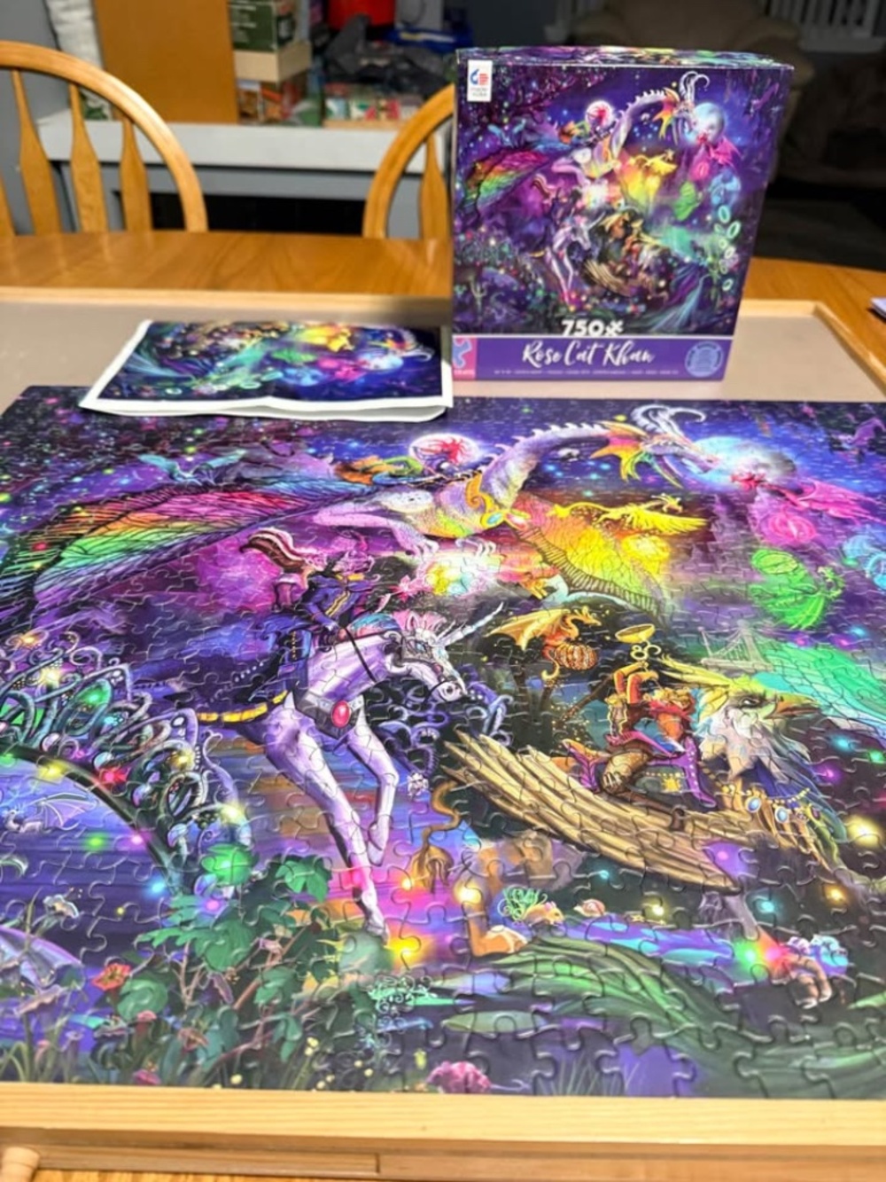 Ceaco 750 piece fantasy dragon puzzle